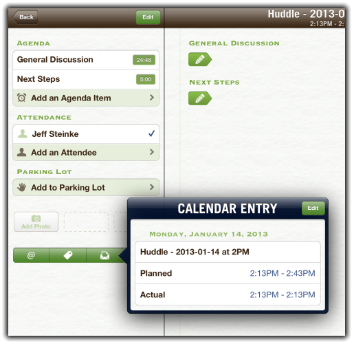 iPad edit meeting small